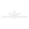Ekena Millwork Redmond Architectural Grade PVC Gable Bracket, 96"W x 24"H x 2"D x 6"F, 6/12 Pitch GBP096X24X0206RED00 - alternate 4